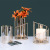 Nordic Romantic Candlestick Decoration Living Room Dining Table European Luxury Wrought Iron Candle Decoration Candlelight Dinner Props