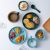 Household for One Person Breakfast Fat Loss Meal Quantitative Three-Lattice Plate Rice Bowl Mug Dish Sauce Dish Set Combination