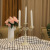 American Hotel Wedding Western Restaurant Candlelight Dinner Candle Holder Table Decoration One, Three, Five Iron Candlestick
