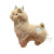 New Cute Pet Cute Alpaca Keychain Pendant Plush Doll Toy Girls' Gifts Prize Claw Little Doll