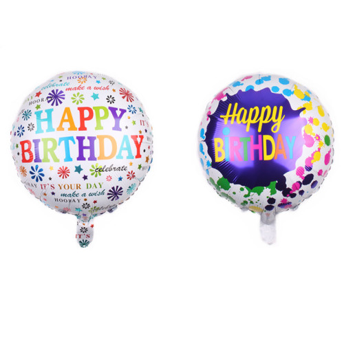 New 18-Inch Ink Dot Fireworks Birthday Ball Baby Birthday Party Layout Balloon Wholesale 