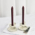 Wax Candles Spa Weddings Cross-Border White Brush Gold Tea Cup Candlestick Family Party Club Spa