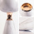 Candleholder Candlestick Decoration Simple and Light Luxury Soft Metal Texture Imitation Marbling Iron Craft Decorations