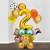 Foreign Trade New Forest Animal Party Suit Balloon Large Number Combination Aluminum Mold Balloon Birthday Arrangement Decoration