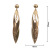 Bohemian Long Earrings Women's Earrings Gold Ethnic Style Hollow Geometric European and American Ethnic Ear Rings