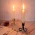 Cross-Border Nordic Amazon Golden Iron Incense Candle Holder Retro Iron Wire Decoration Indoor Table Decorations