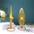 New Ins Golden Metal Leaf Candle Holder Nordic Restaurant Model Room Villa Domestic Ornaments