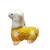 New Cute Spotted Alpaca Keychain Colorful Plush Cartoon Doll Backpack Small Pendant Prize Claw Toy