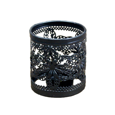 Cross-Border Youpin European-Style Simple Iron Candlestick Small Flower Fragrance Candle Cup Home Metal Crafts Ornaments