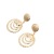 Gold Design Irregular Earrings Fashion Simple Vintage Earrings Women's Temperament Geometric All-Match Personalized Earrings
