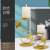 Cross-Border Goods Creative Nordic Retro Golden Candlestick Decorations Decoration Candle Device Romantic Dream Wedding Props