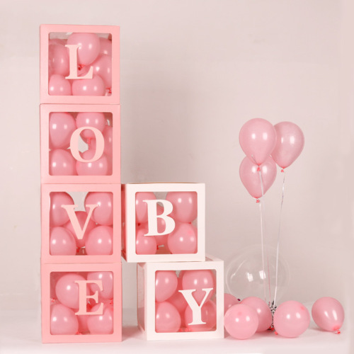 Internet Celebrity Love Surprise Box Balloon Transparent Box Baby Birthday Party Wedding Creative Balloon Decoration Baby