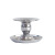 Candleholder Cross-Border Metal Plating Silver Candle Holder Home Wrought Iron Candle Base 2 Sets