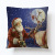 Factory Customized Linen Pillow Cover Santa Claus Sofa Cushion Cover Christmas Car Cushion Cushion Wholesale