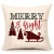 Popular Amazon Christmas Pillow Cover Customizable Factory Direct Sales Home Pillow Snowflake Christmas Tree Pillow Cover