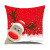New Christmas Cartoon Santa Claus Linen Pillow Cover Cross-Border Christmas Tree Home Pillow Enterprise Gift