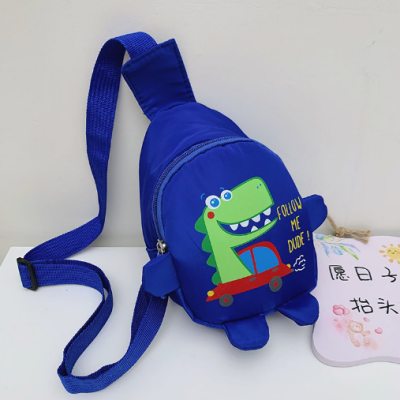 Cute Cartoon Dinosaur Kid's Messenger Bag Children's Men's and Women's Bags Leisure Small Chest Bag out Change Mobile Phone Newspaper