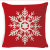 Cross-Border Christmas Pillow Cover Home Pillow Cover Christmas Snowflake Pillow Cover
