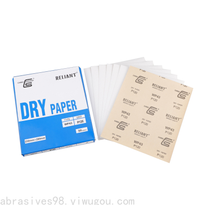 Factory Direct Sales Dry Grinding Sandpaper Waterproof Abrasive Paper