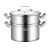 Shengbide Household Stainless Steel 304 Steamer European-Style Double Layer Soup Steam Pot 304 Multi-Purpose Soup Steamer Business Gifts