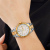 Watch Stainless Steel Golden Couple Watch Business Men's Watch Women's Waterproof Non-Mechanical Watch Gift Wholesale