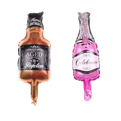 mini whiskey bottle aluminum foil balloon party banquet celebration decoration balloon