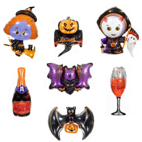 new halloween series aluminum foil balloon cartoon balloon halloween decorative balloon