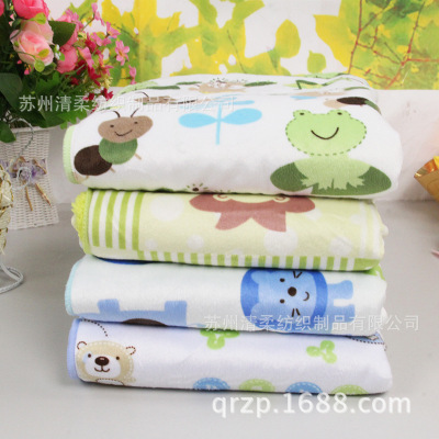 Comfortable Double-Layer Blanket Super Soft and Short Plush Baby Blanket 102 * 76cm in Stock Thickened Warm