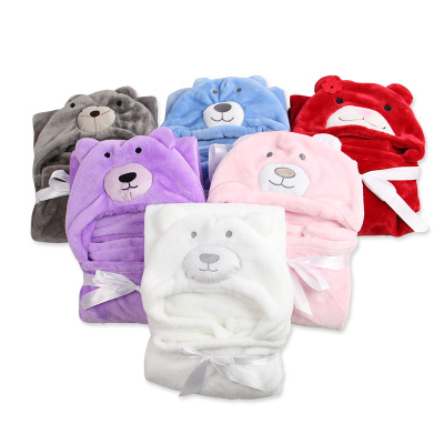 Children's Blanket Air Conditioning Pure Cotton Baby Blanket Baby Cloak Cloak Baby's Bath Towel Flannel