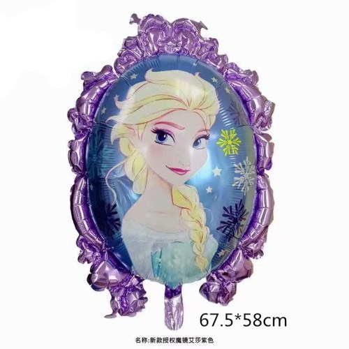 adventure aisha aluminum film balloon cartoon ice princess aluminum film balloon wholesale magic mirror princess balloon