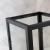 Candle Holder Wrought Iron Glass Square Candle Holder Home Ornament Double Layer Decoration Black Candlestick