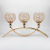 European-Style Classic Arch Bridge Wrought Iron Crystal Ball Romantic Candlelight Dinner Candlestick Leisure Bar Coffee Decoration Manufacturer
