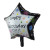 New 18-Inch Five-Pointed Star Happy Birthday Aluminum Foil Balloon Wholesale Birthday Party Decoration Gas