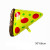 New Pizza Hot Dog Popcorn Donut Hamburger Aluminum Balloon Food Series Modeling Balloon Wholesale