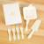 Disposable Plastic Birthday Cake Cutlery Tray Set Picnic Party Gathering Baking Utensils Mass Sellers Four-in-One