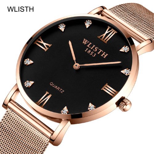 thin fashion simple watch for men and women student quartz watch guangzhou watch wholesale canvas sports watch