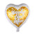 New Large Gold Love with White Pigeon Wings Aluminum Film Balloon Confession Wedding Theme Party Venue Decoration