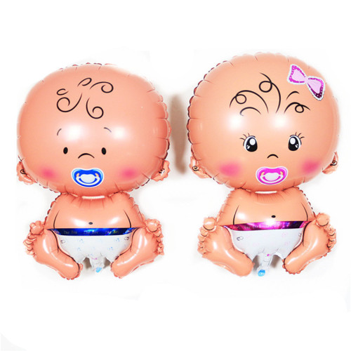 new aluminum film balloon 30 inch baby pacifier baby doll balloon aluminum film birthday cartoon balloon