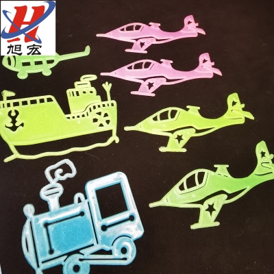 Popular Luminous Stickers Airplane Car Cartoon Pattern Children's Room Bedroom Stickers Luminous Wall Stickers