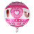 18-Inch Men's and Women's Baby Donut Love Aluminum Balloon Baby Birthday Party Decoration Wholesale Balloon