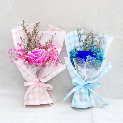 Delicate Girl Heart Gift Flower Teacher's Day Gift Creative Preserved Fresh Flower Soap Flower Dried Flowers Gypsophila Gift