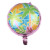 New 18-Inch round Coconut Aluminum Balloon Donut Decorative Aluminum Foil round Fruit Balloon Wholesale