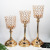 Hot Sale Crystal Candlestick European Wedding Hardware Props Crafts Table Flower Decoration Pictures Area Sign-in Desk Decoration Factory