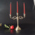 European Wedding Gold Silver Copper Vintage Bar Table Metal Romantic Wedding Decoration Simple Candlestick