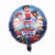 New 18-Inch Black Crown round Aluminum Foil Balloon Wholesale Crown round Aluminum Balloon Decoration