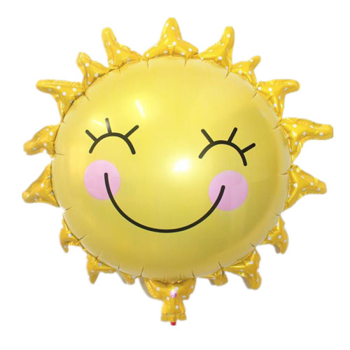 Factory Direct Sales Large Ohisama Smiley Face Aluminum Balloon Party Birthday Wedding Room Layout Aluminum Balloon