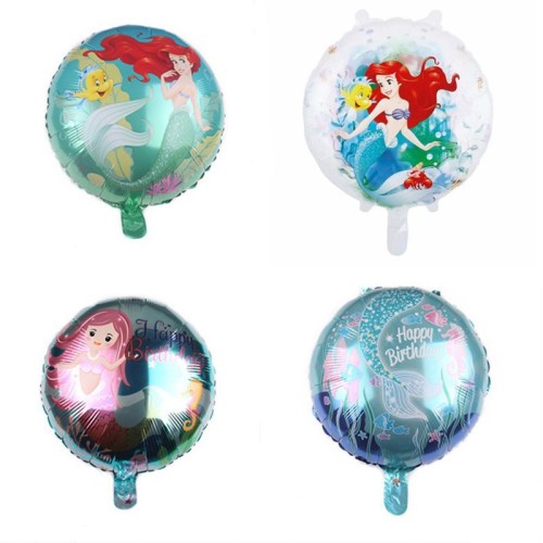 New Mermaid Birthday Aluminum Foil Balloon Birthday Toy Decoration Party Balloon Wholesale