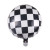 New 18-Inch Black and White Striped Plaid round Aluminum Balloon Baby Party Arrangement Aluminum Foil Helium Balloon Wholesale