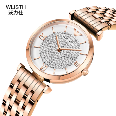 Popular Women's Watch Fashion Starry Watch Trendy Ladies Watches Quartz Watch Wholesale Quartz Watch Customization