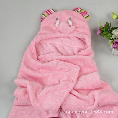 Microfiber Absorbent Environmental Protection Cloak Children's Cloak Cloak Children Bath Towel Baby Blanket Soft Fly